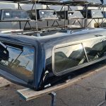 Used black ARE CX Series topper for Ford F-150 Crew Cab