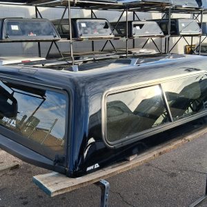 Used black ARE CX Series topper for Ford F-150 Crew Cab